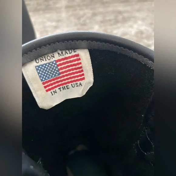 Vtg 80s Biker Boots Harness Moto Made IN USA Leather Maxitred Motorcycle Sz 8.5 - Picture 9 of 15